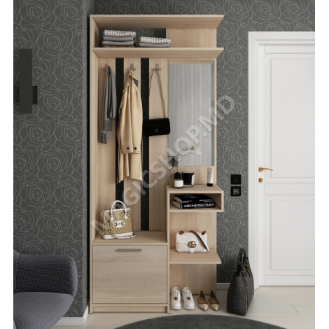 Antreu Riviera nympho alb / stejar